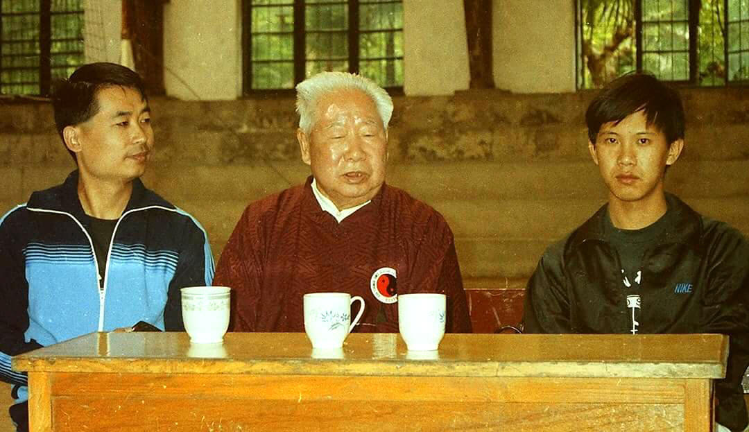 Fu Zhongwen mit Chris Pei und Yang Jun